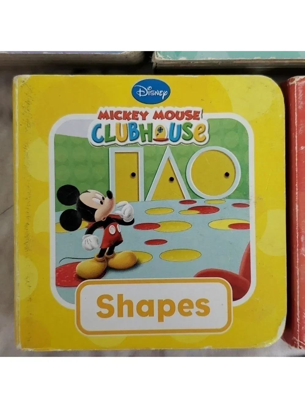 DISNEY Mickey Mouse Clubhouse Chubby First Baby Learning Book Set VGUC